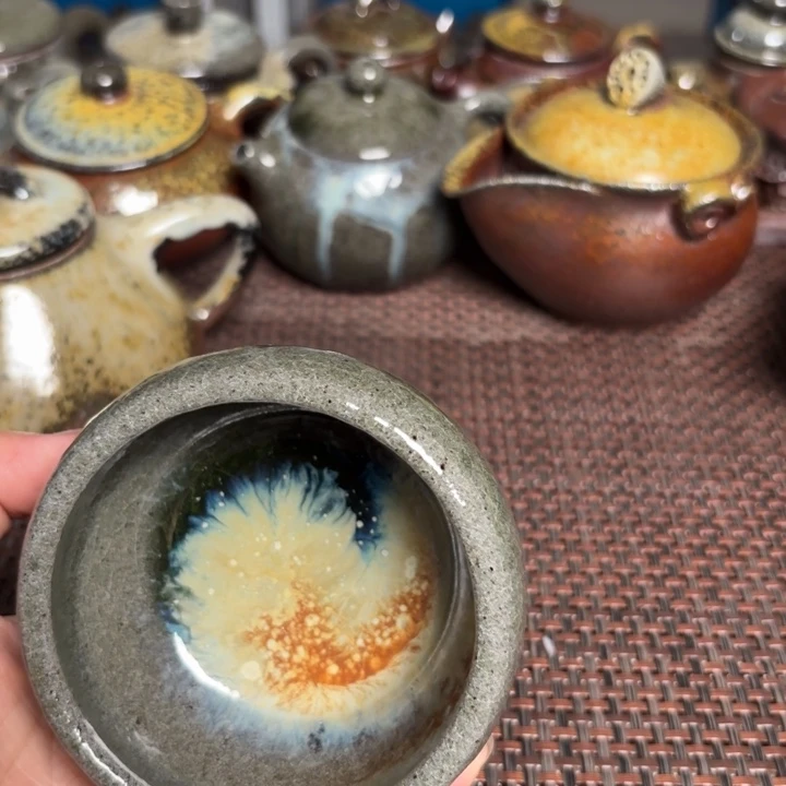 茶杯紫砂玉化福气160