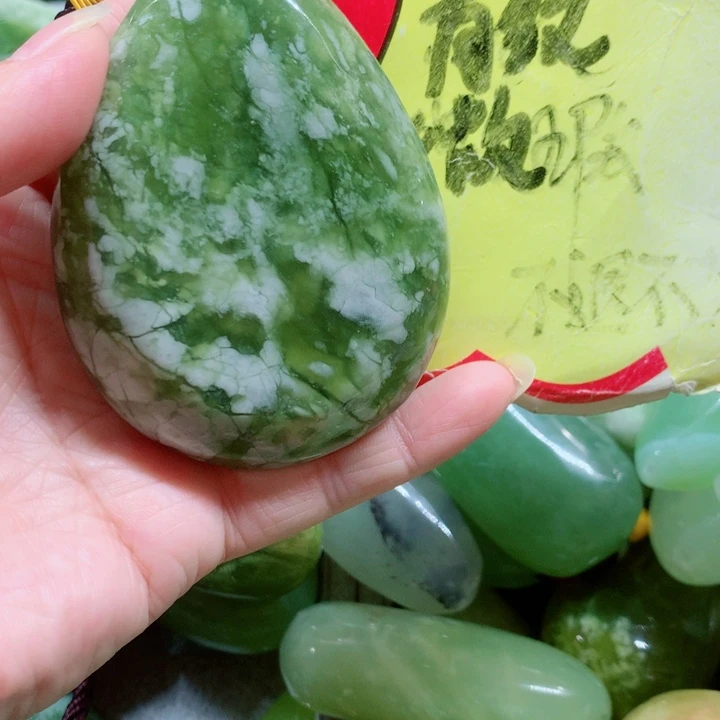 蛇纹石玉未镶嵌手把件