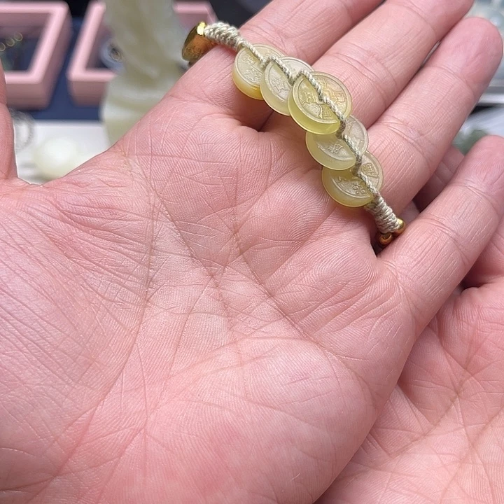 曼***荐蛇纹石玉未镶嵌手链