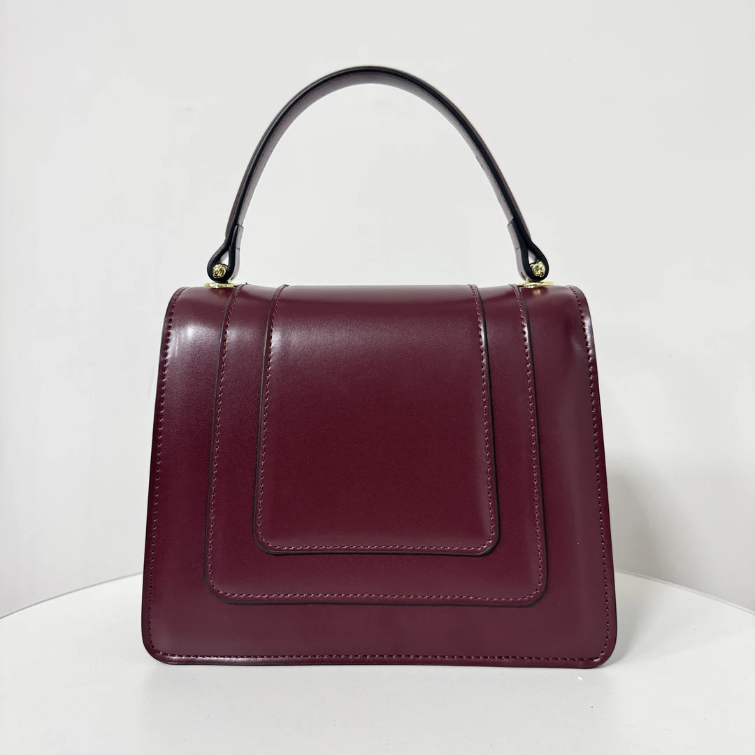 新款复古红色轻奢百搭手提斜挎包