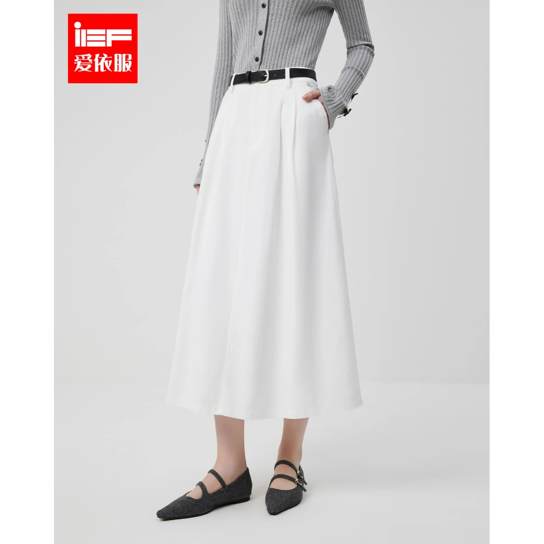 【商场同款新品】IEF/爱依服半身裙2025春季新款知性单裙欧若风