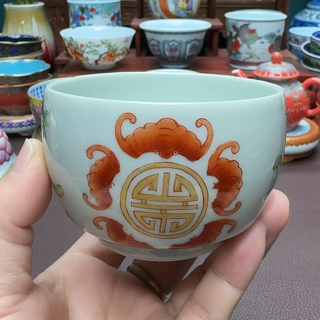 瓷片景德镇仿古手工制作精品展示