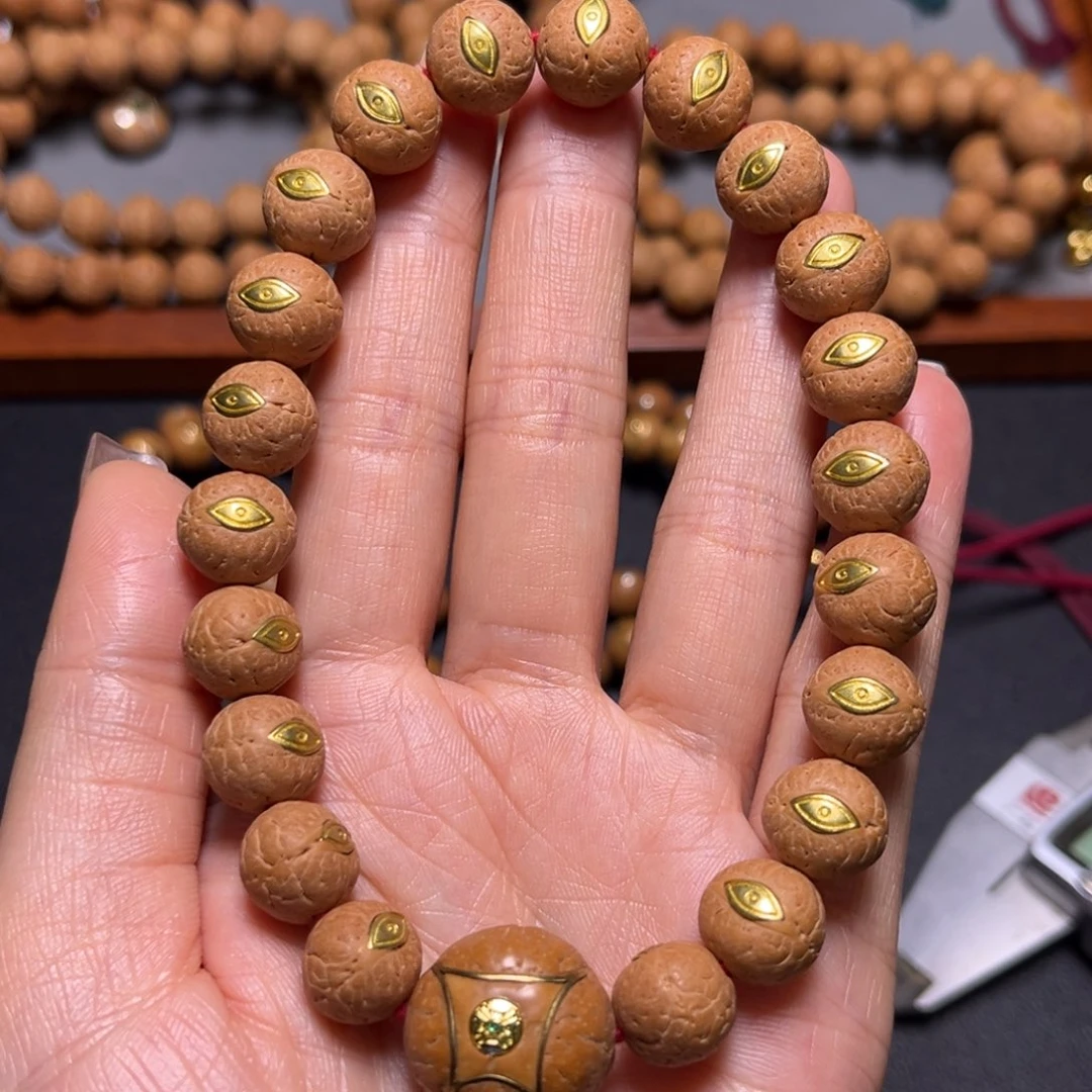 凤眼菩提吊坠12mm2025精品实心慈悲眼手串