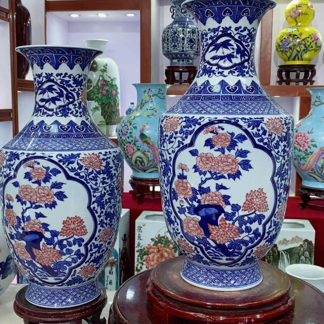瓶幸**角景德镇手工手绘