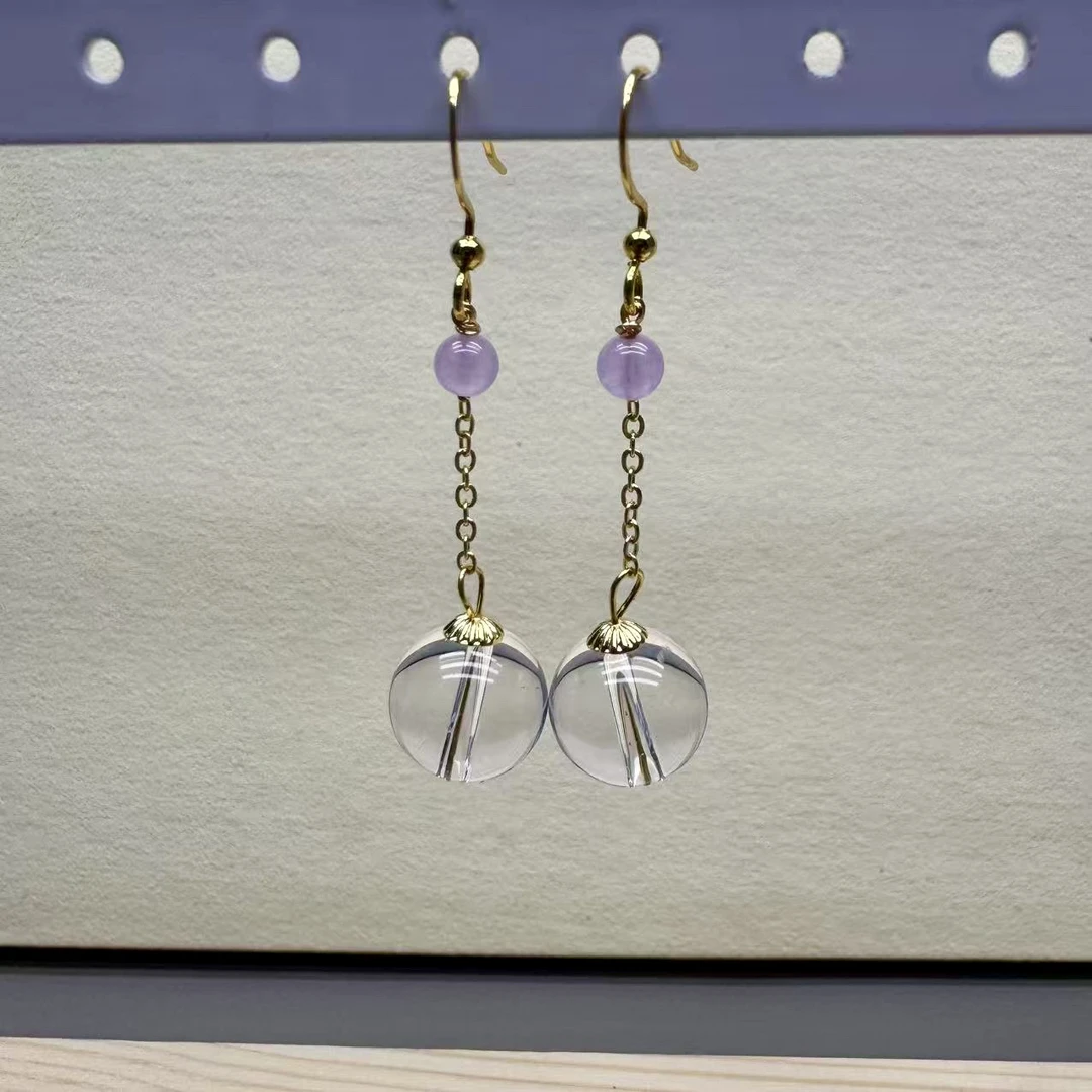 原创设计流苏水晶耳饰117