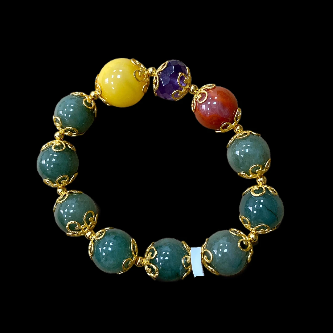 2446-翡翠手串孤品