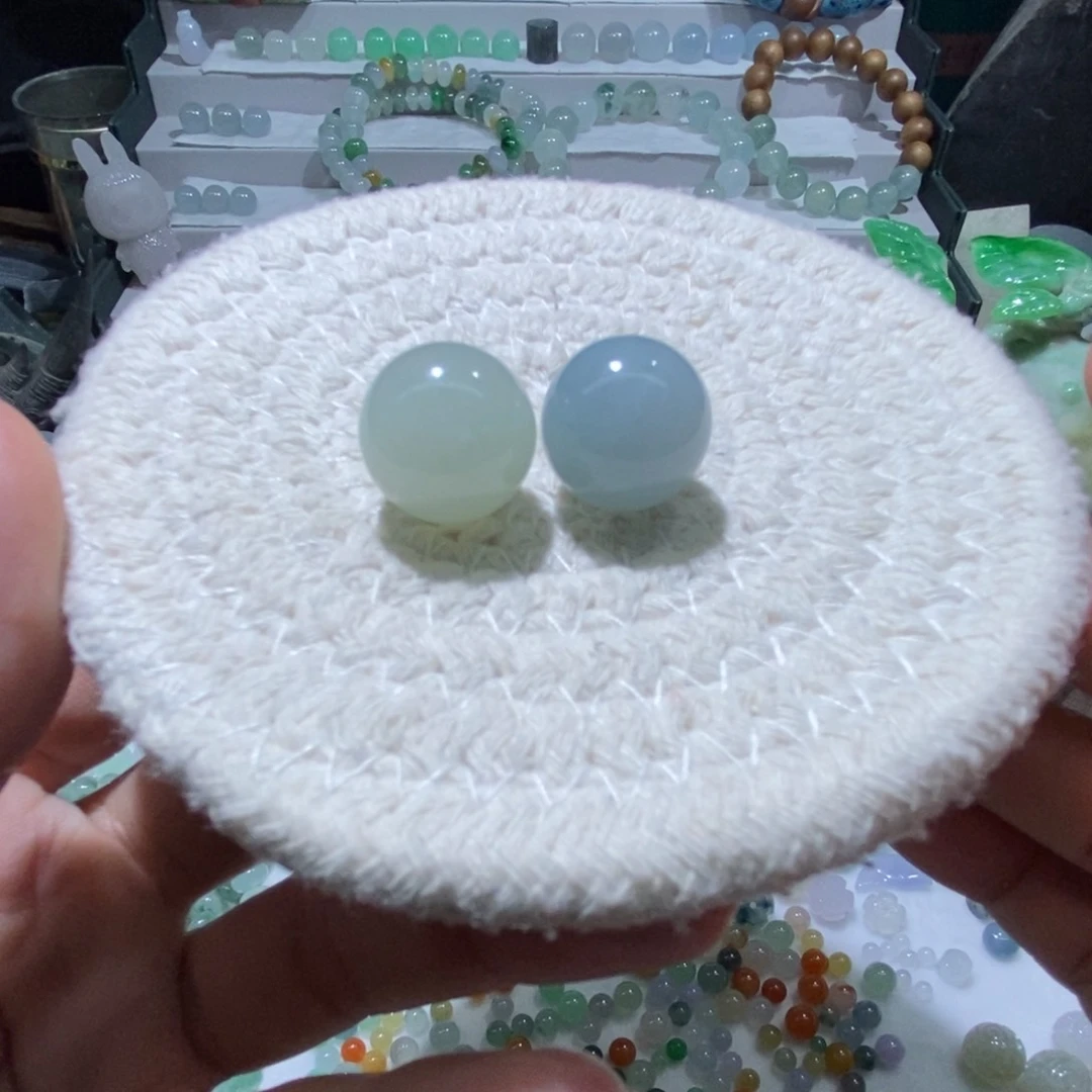 粗***饭翡翠散珠翡翠圆珠 卡16+