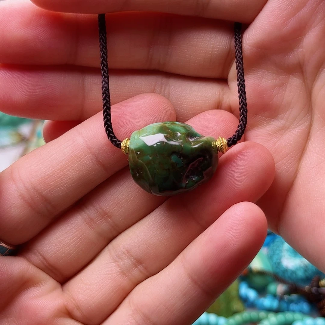 未镶嵌绿松石珠宝奇石