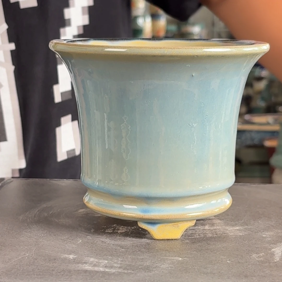 。一风堂石湾花盆 内12*12 针眼