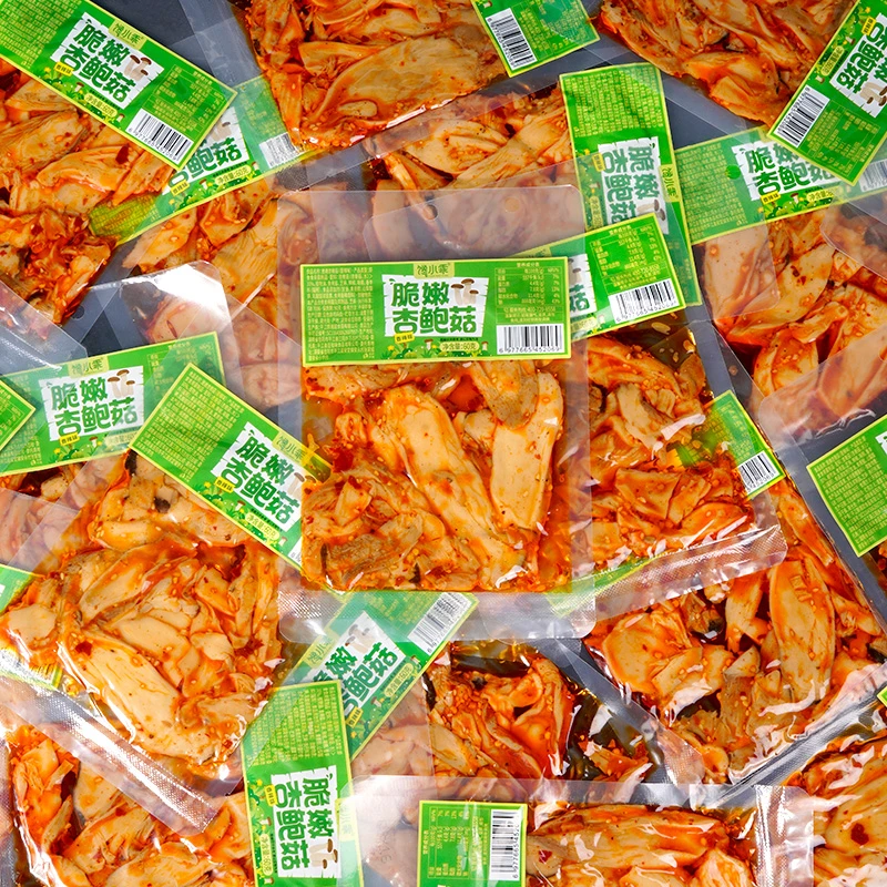 馋小乖脆嫩杏鲍菇香辣解馋零食Q弹爽口开胃休闲小吃开袋即食