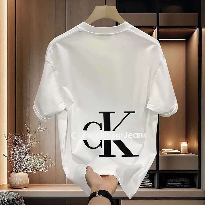 【宝总专属-C贴补字母】T2024夏季新款刺绣设计感宽松潮流百搭T恤