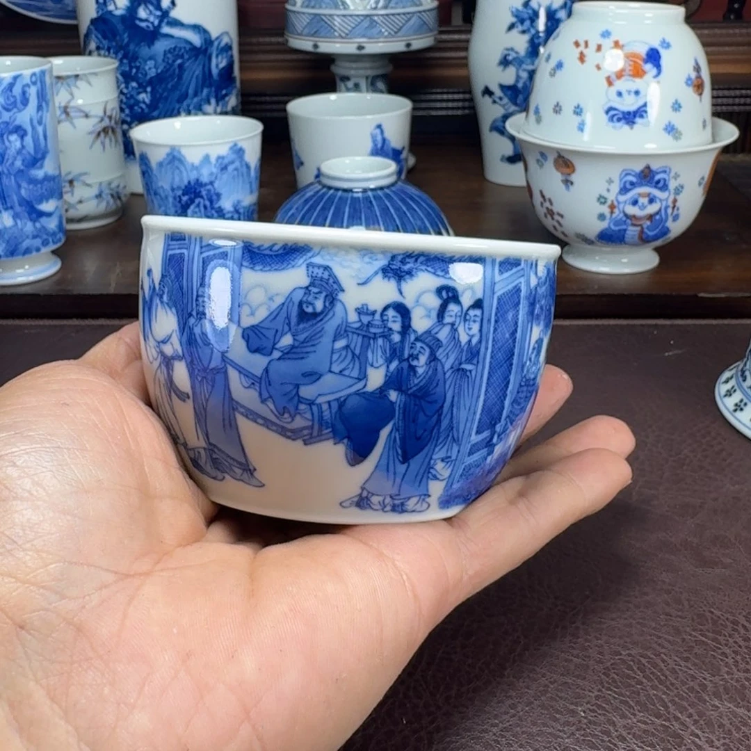 瓷片闲*当代景德镇陶瓷手绘茶具