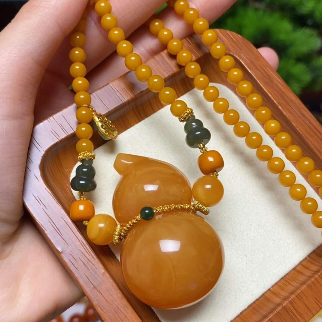 【闪购商品】蜜蜡颈饰未镶嵌项链