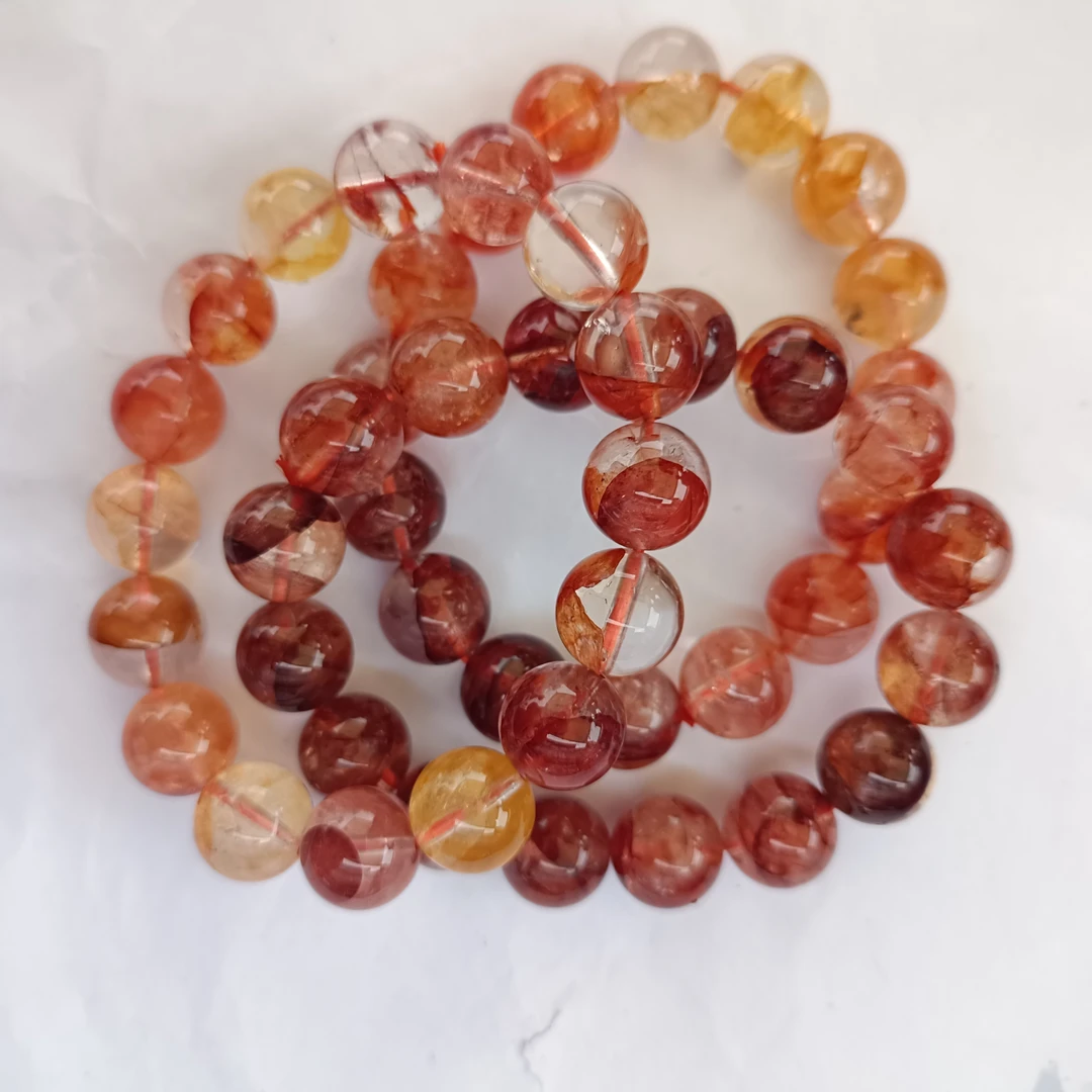 【书记甄选】天然胶花单圈手链 多样性发一件 约12mm KG007
