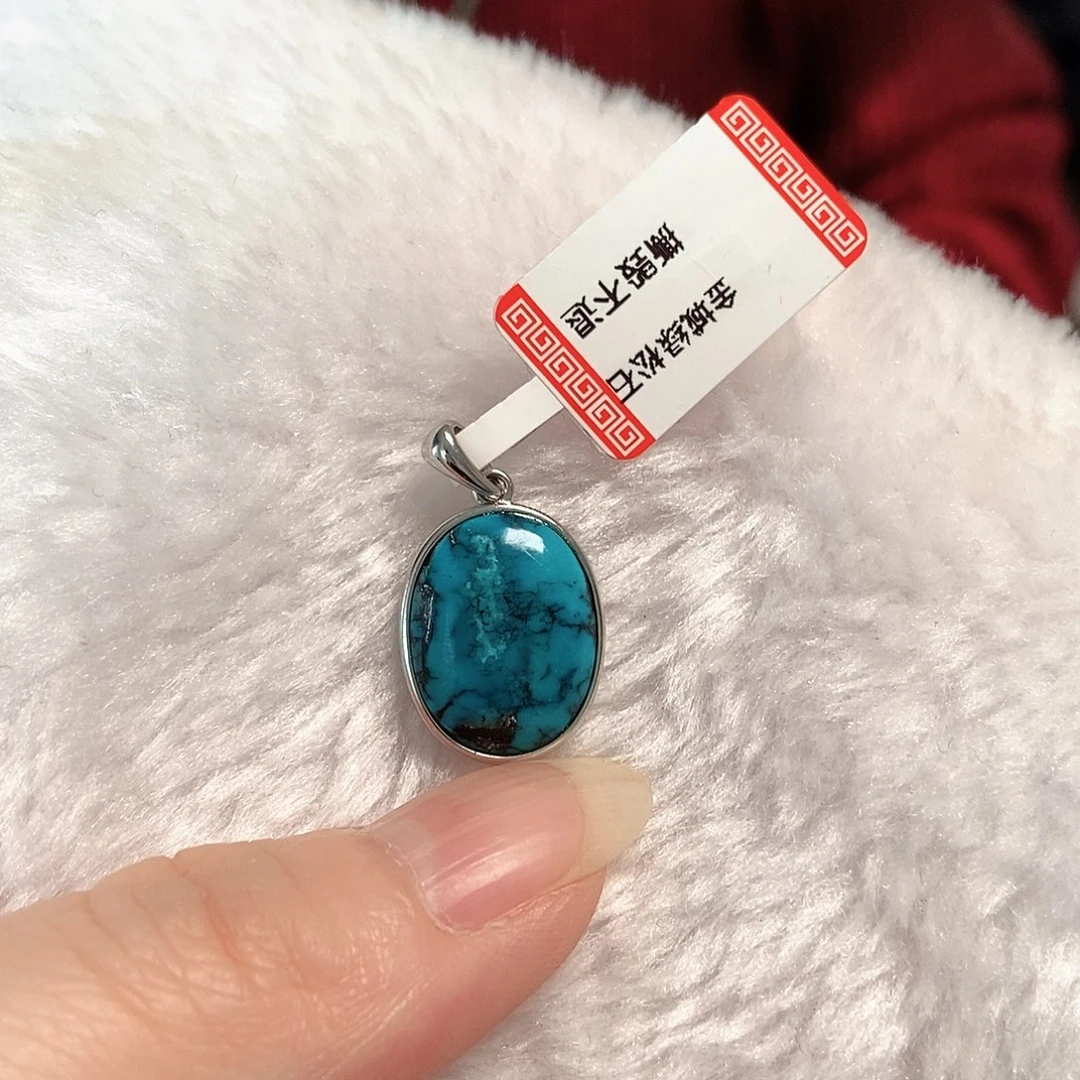 绿松石银S925镶嵌珠宝奇石