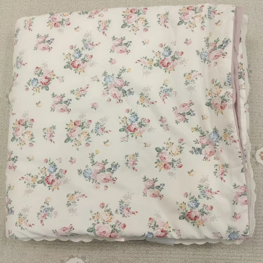 春秋夏凉被碎花印花款