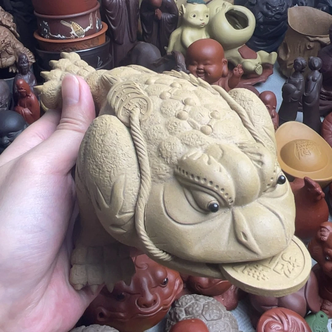 紫砂茶宠紫砂瑕疵