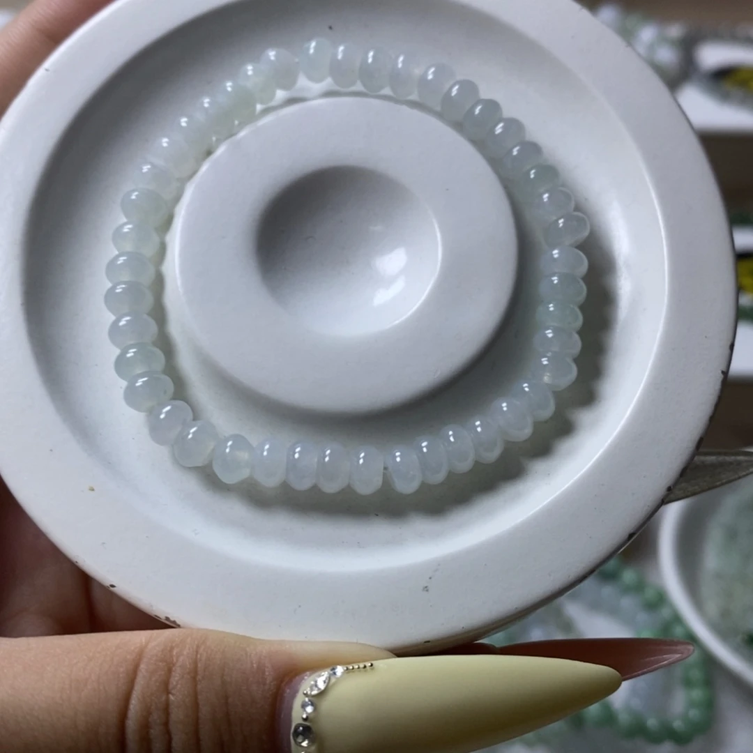 未镶嵌手链翡翠算盘卡5.8