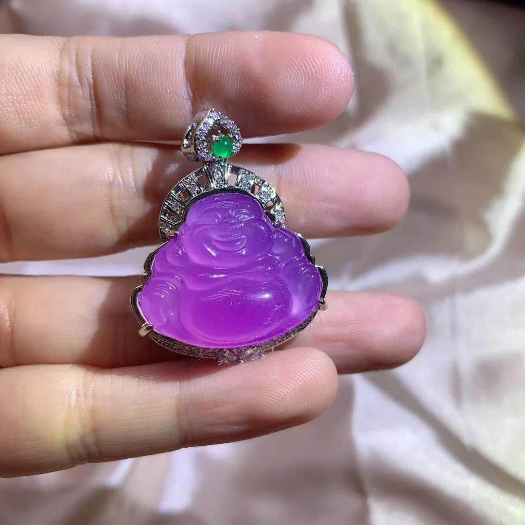 合金锆石吊坠 1206紫色吊坠