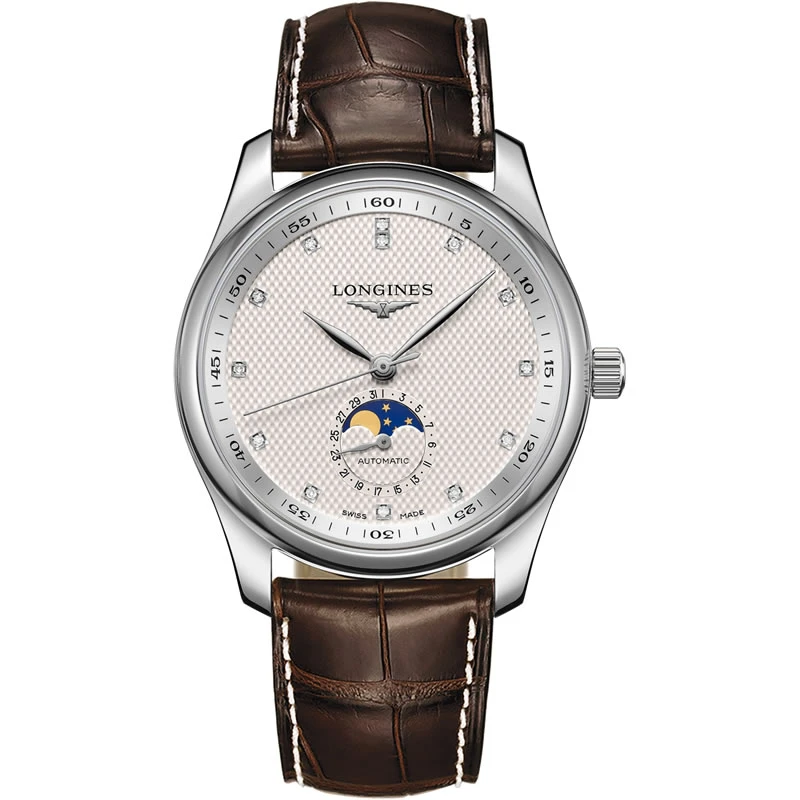 99新 Longines/浪琴 名匠919/机械/白盘钻刻/表径42mm/男士腕表