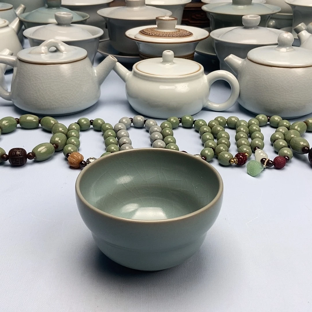 杯仿古釉葫芦碗杯原矿原釉原产地