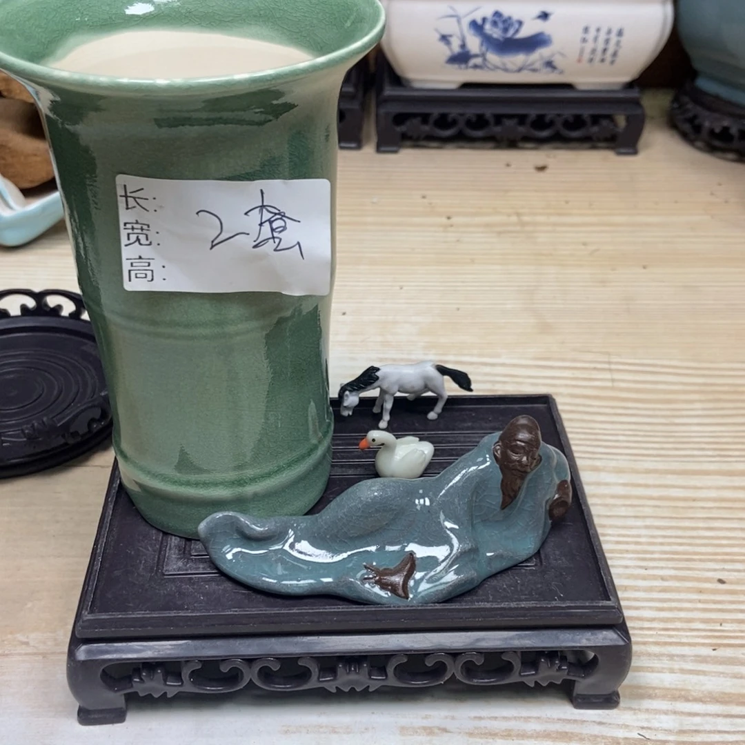 瓷片陶瓷花盆陶瓷艺术
