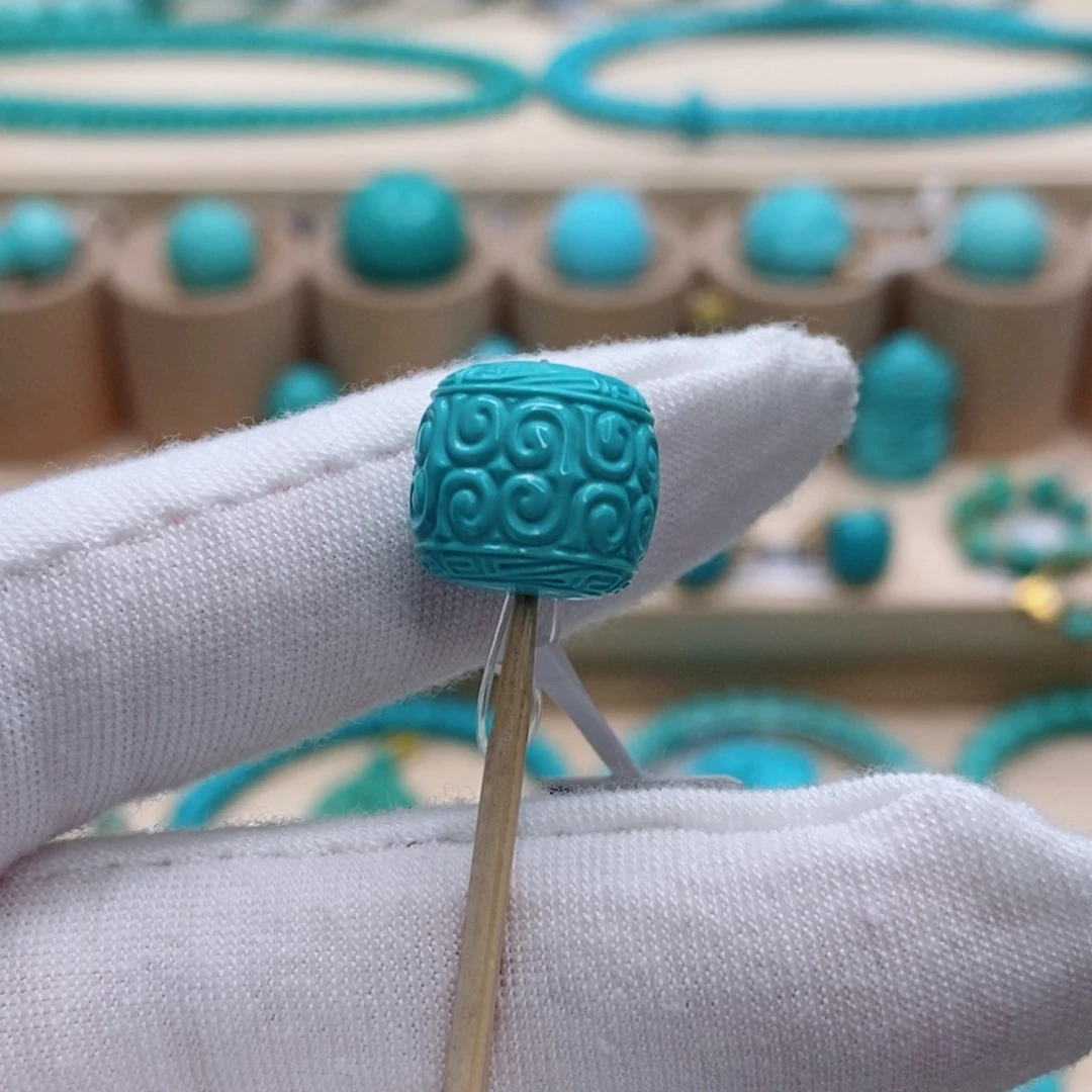 绿松石珠宝奇石未镶嵌