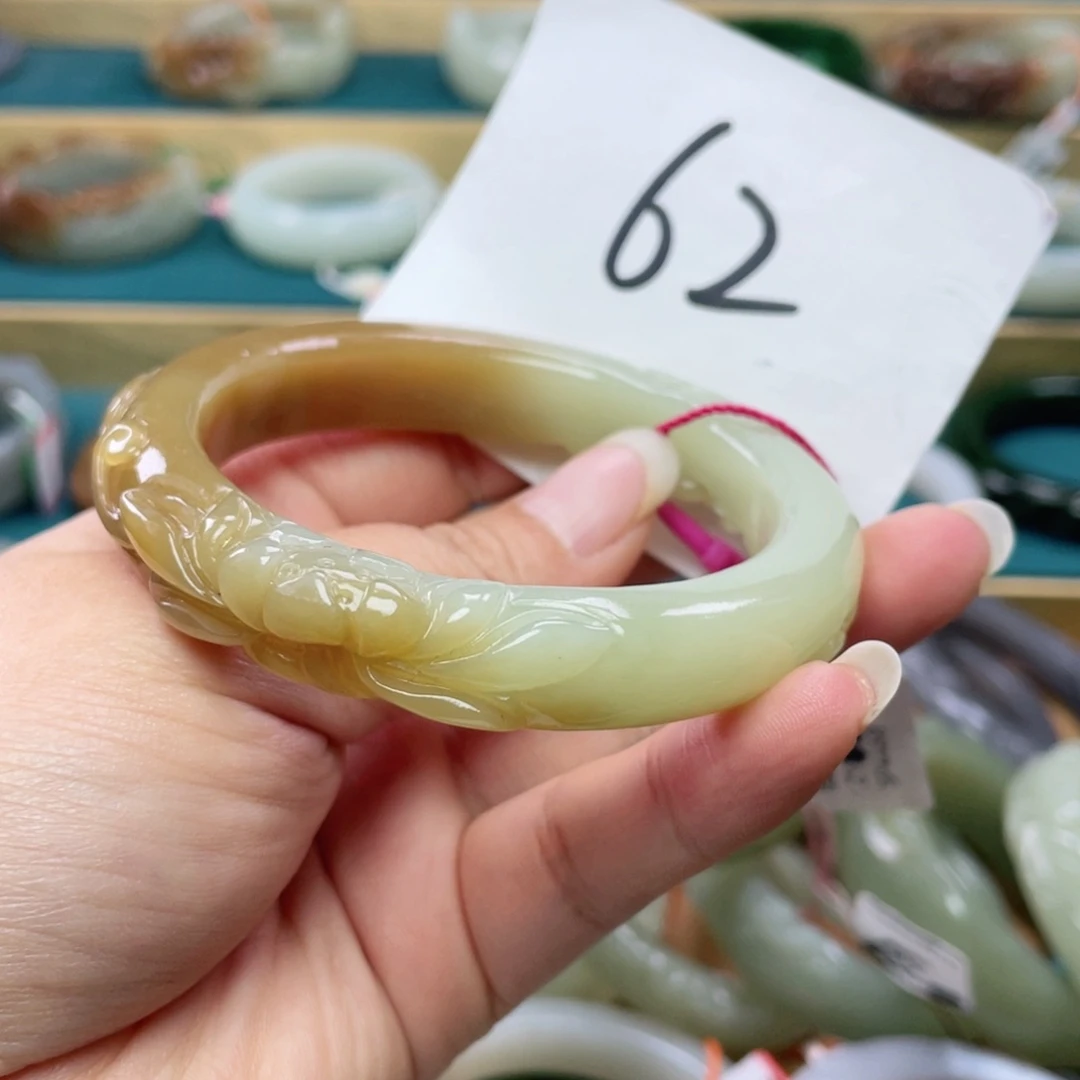 未镶嵌手镯和田玉圈口60