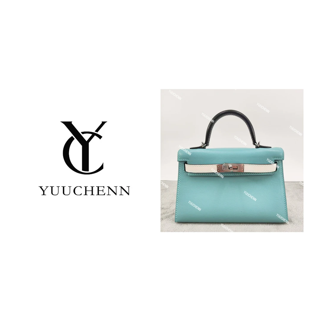 YUUCHENN【手工定制】19cm原创设计高定真皮包HH4490