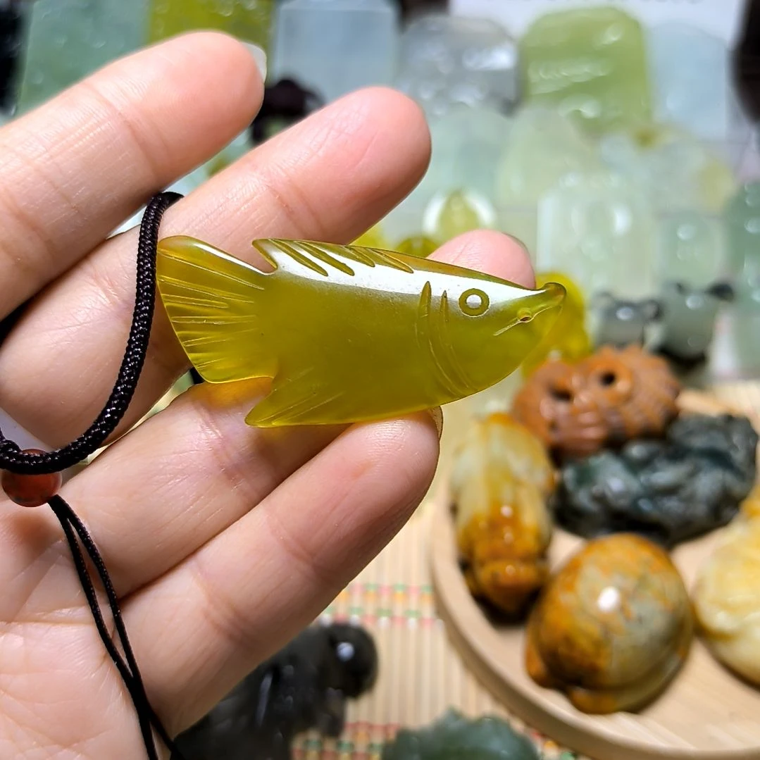 岫玉吊坠(不含链)未镶嵌如**姐