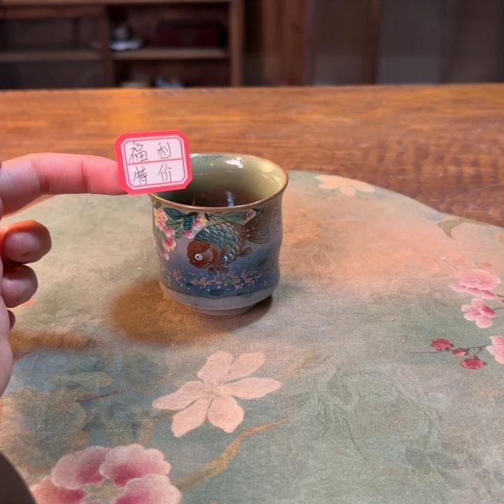 柴烧纯手工手绘陶瓷