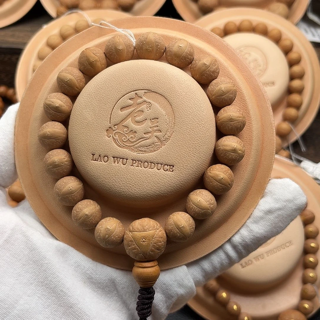 凤眼菩提手串精品13mm正圆玉化皮质高密度