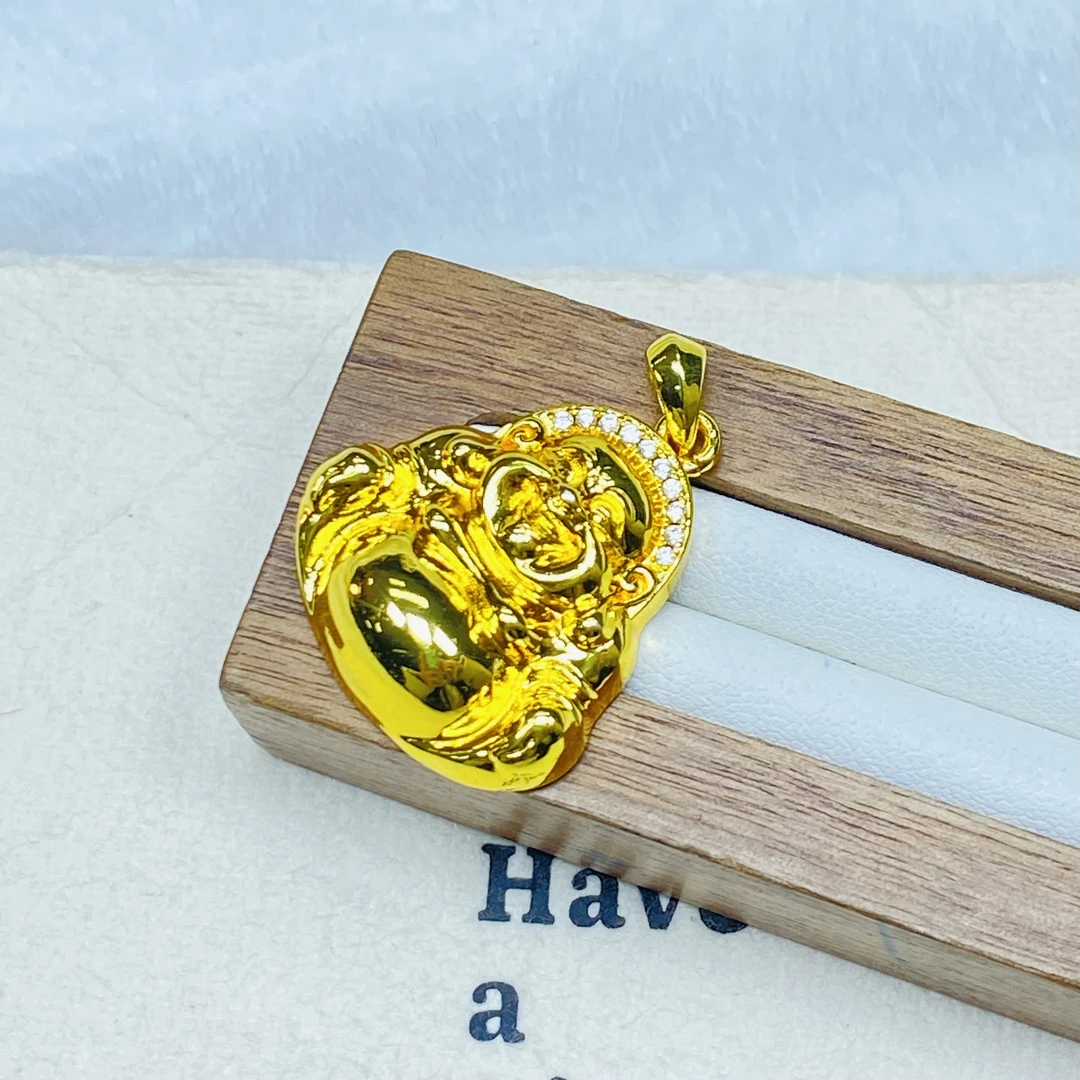 吊坠 Z黄色大小佛公吊坠多样性发货46823