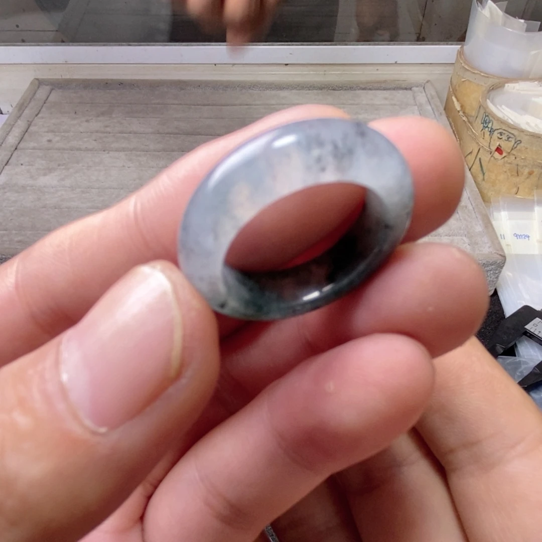 定制翡翠未镶嵌圈口18