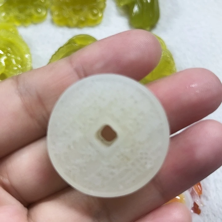 合金蛇纹石玉手镯（圆镯）