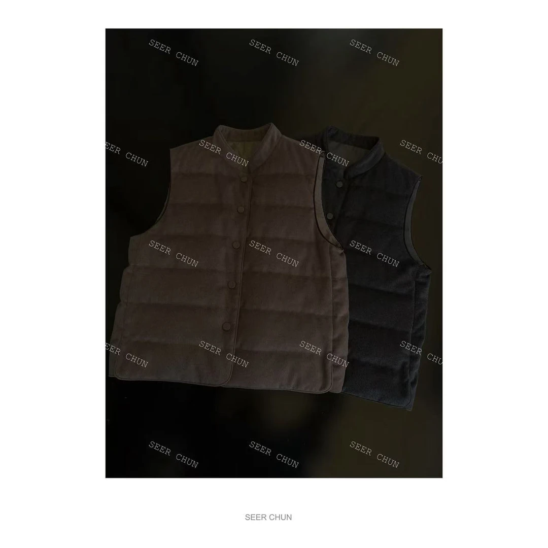 SEER CHUN“复古顽童”老钱羽绒马甲 60427