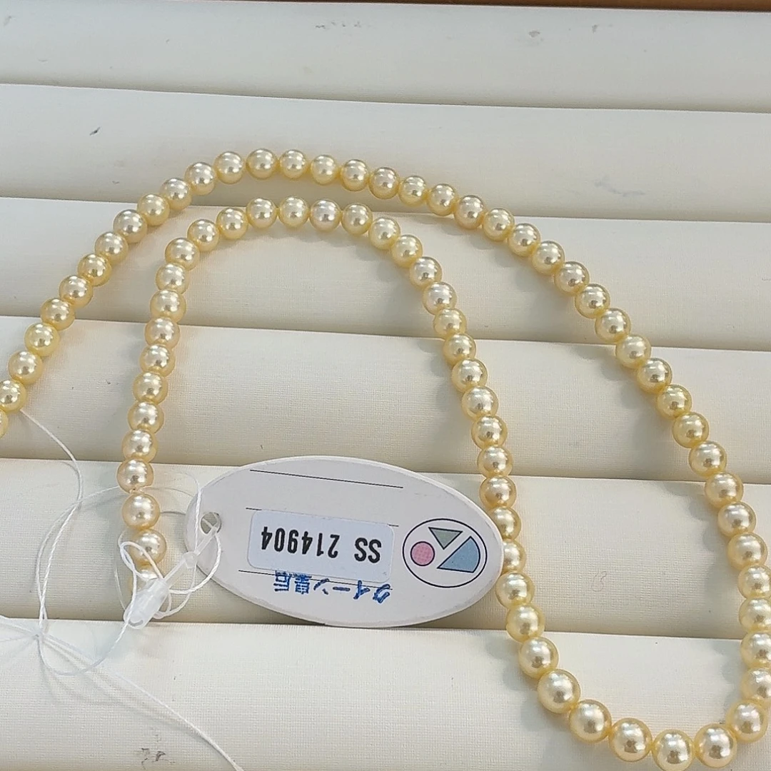 小***人海水珍珠颈饰银S925镶嵌555极光皇后