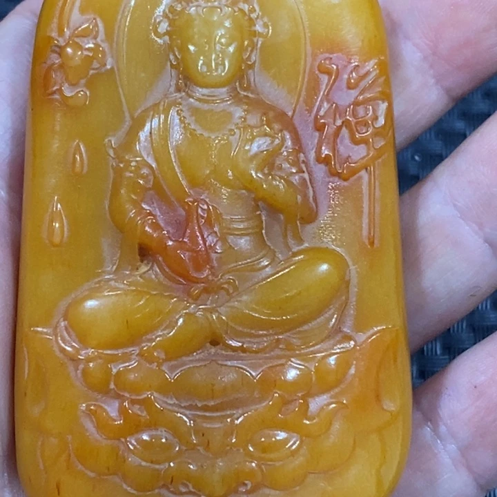 滴血莲花菩提吊坠