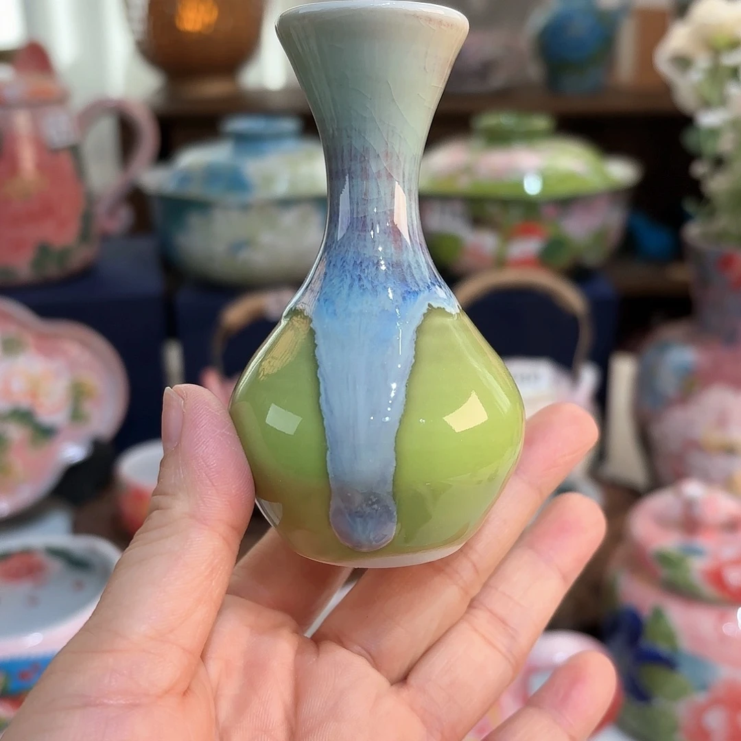 景德镇手绘高温釉下彩陶瓷茶具