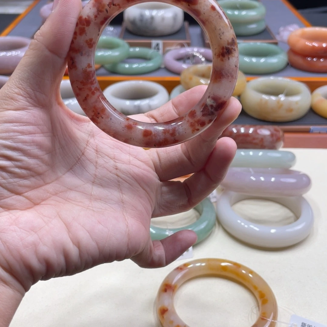 石英质玉手镯未镶嵌鱼**鱼