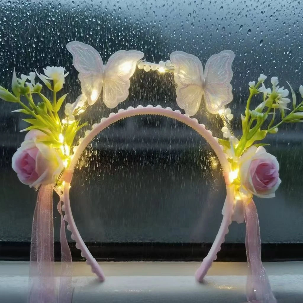 中国风女公主千金风公主风发饰可爱发卡超仙仙女头箍女童宝宝森系