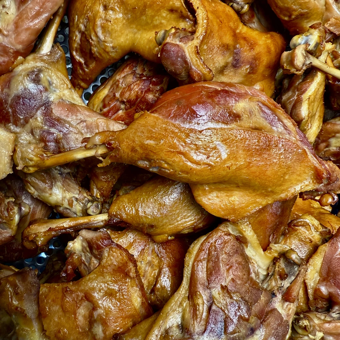 熏烤老鸭腿果木炭烤休闲出游解馋开袋即食零食