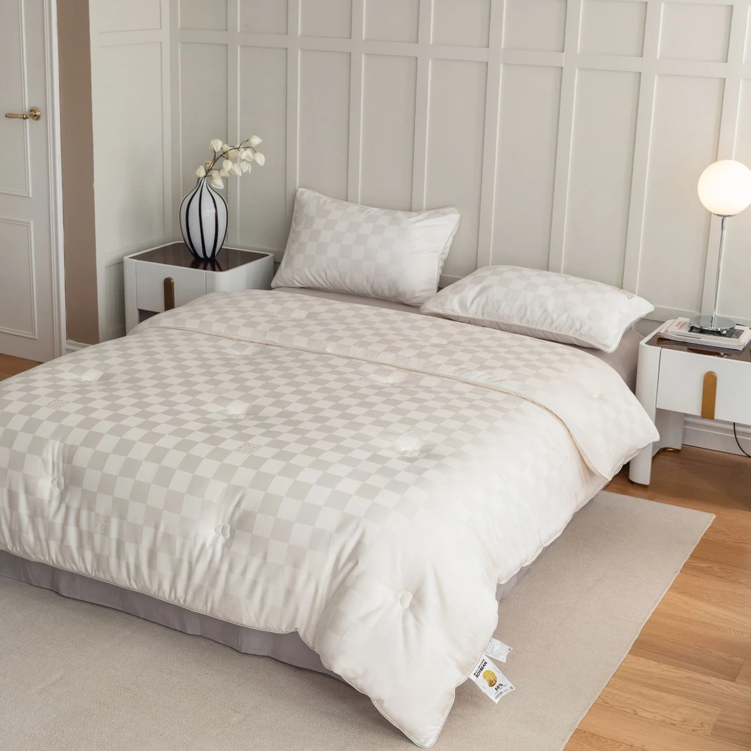 安哥【GP55%大豆被】格拉夫：天丝棉A类亲肤提花面料高端款 LSN-CD