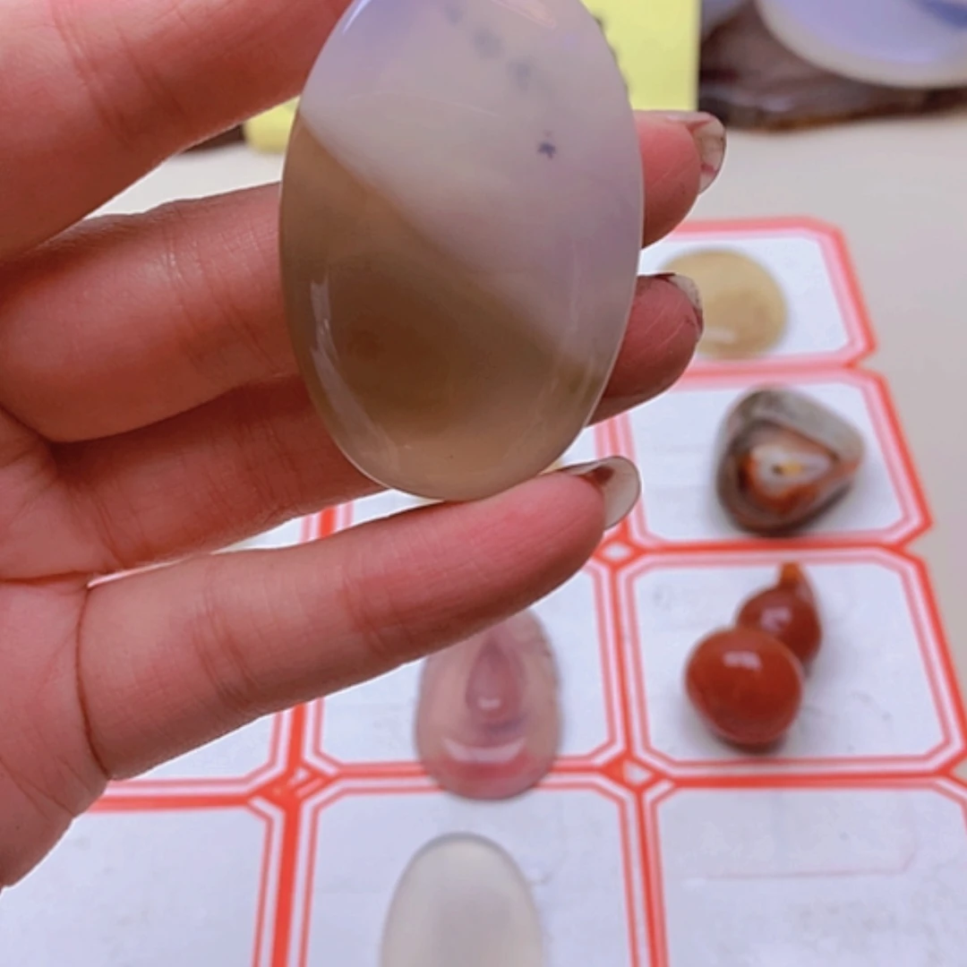 【闪购商品】玛瑙/玉髓珠宝半成品未镶嵌舌*