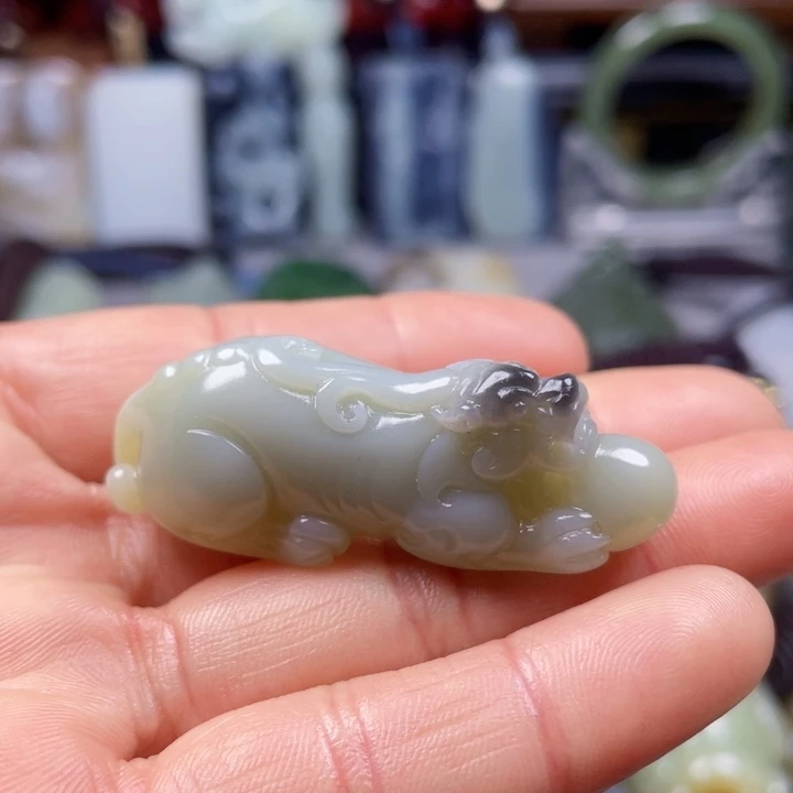 和田玉挂件未镶嵌安*斯