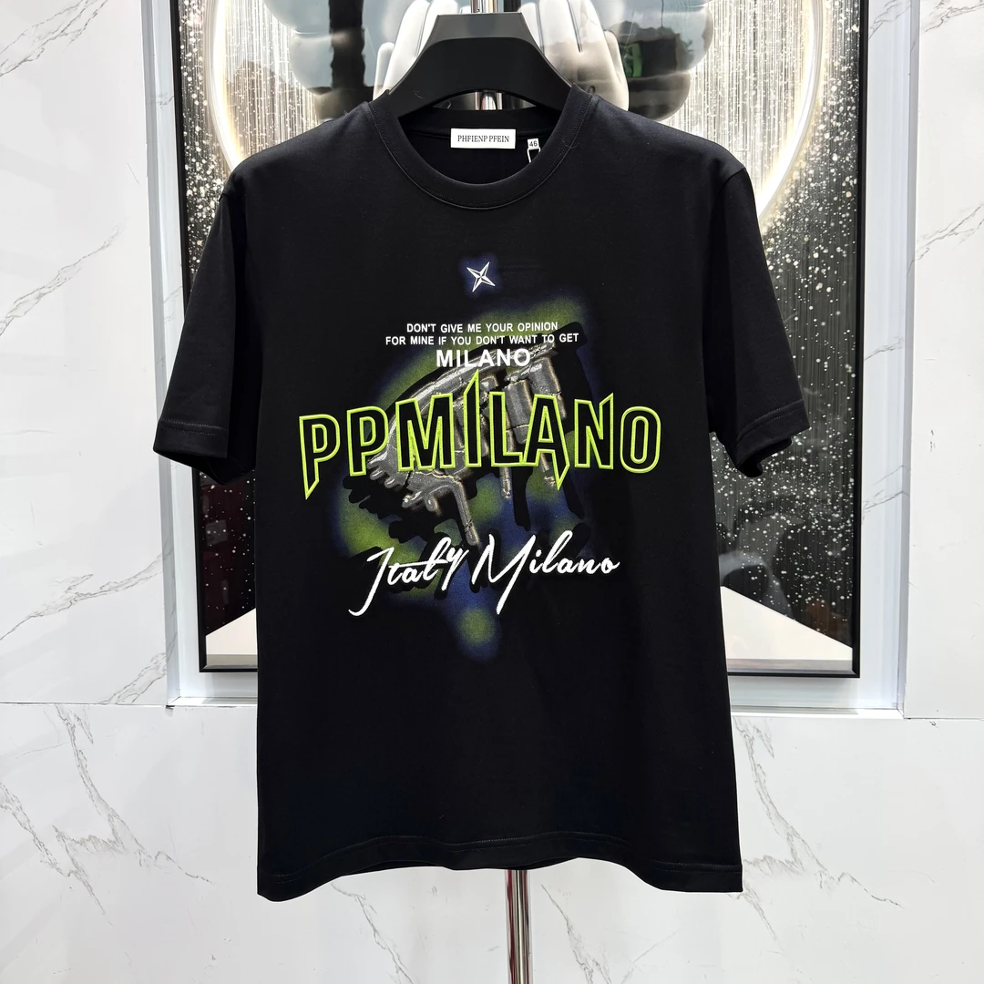 阔【PP短袖】新款夏潮流休闲时尚男士圆领个性T恤短袖3588（两个色）