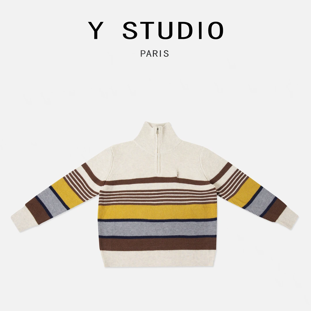 【大妮专属】（缤彩小马）2025冬季加厚针织保暖时尚拼接时尚毛衣