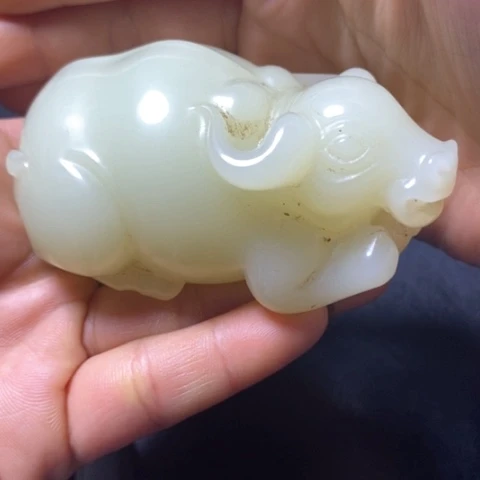 和田玉（糖玉）挂件未镶嵌