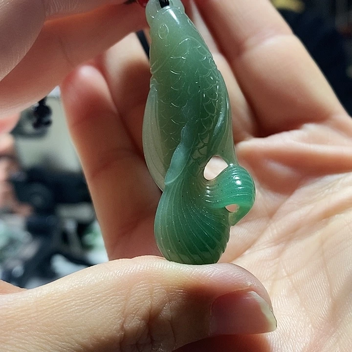 密玉（石英质玉）未镶嵌挂坠