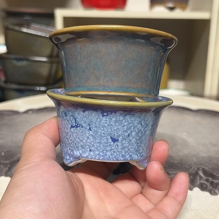 紫砂花盆瑕疵4.5-8-2。。。